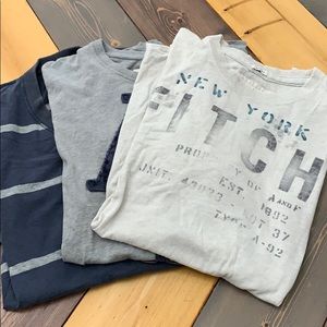 3 A&F XXL Short Sleeve Shirts